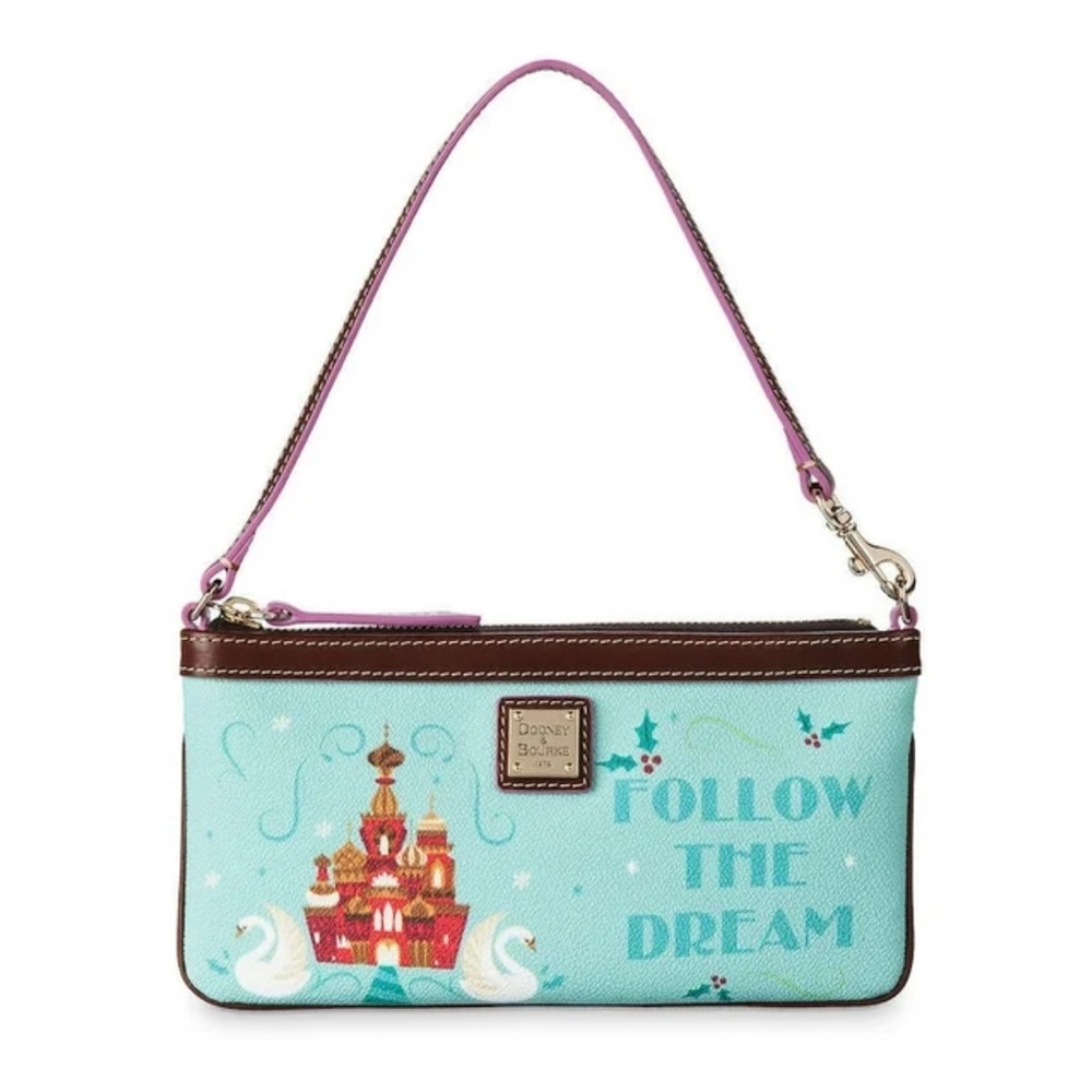 EUC Dooney & Bourke Disney Nutcracker And The Four Realms Wristlet Follow Dreams
